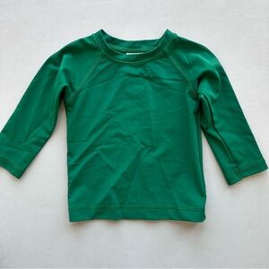 Hanna Andersson Green Long Sleeve Rash Guard 75 (12-18mo)